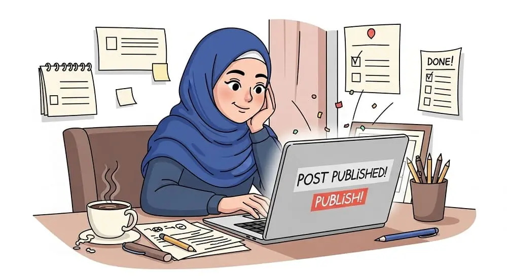 akhirnya ide menulis artikel sudah terpublikasi di blog personal