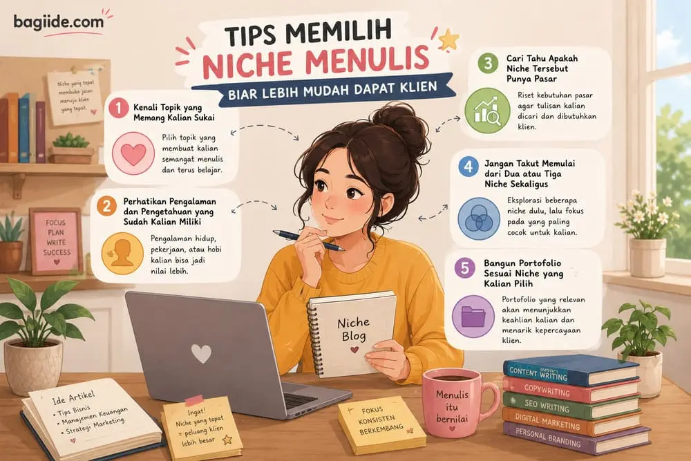 tips memilih niche menulis