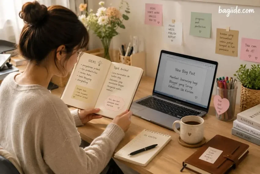 manfaat journaling bagi blogger yang sering kehabisan ide
