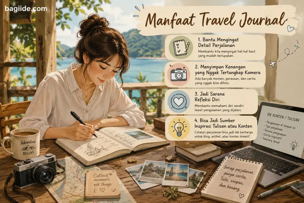 manfaat travel journal
