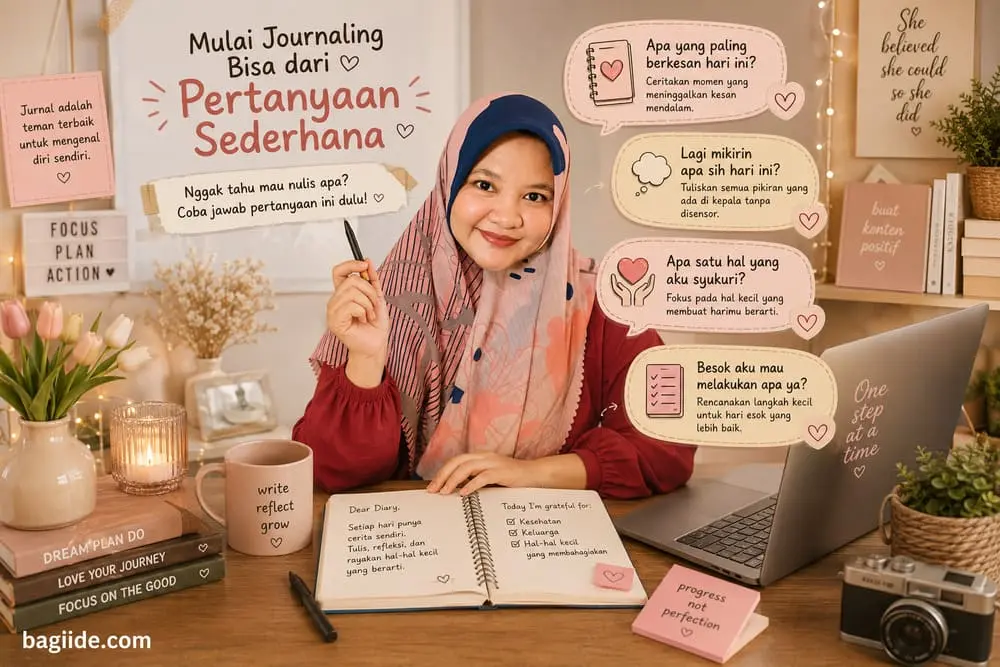 mulai journaling dengan pertanyaan sederhana