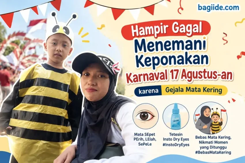 menemani keponakan karnaval 17 Agustus an