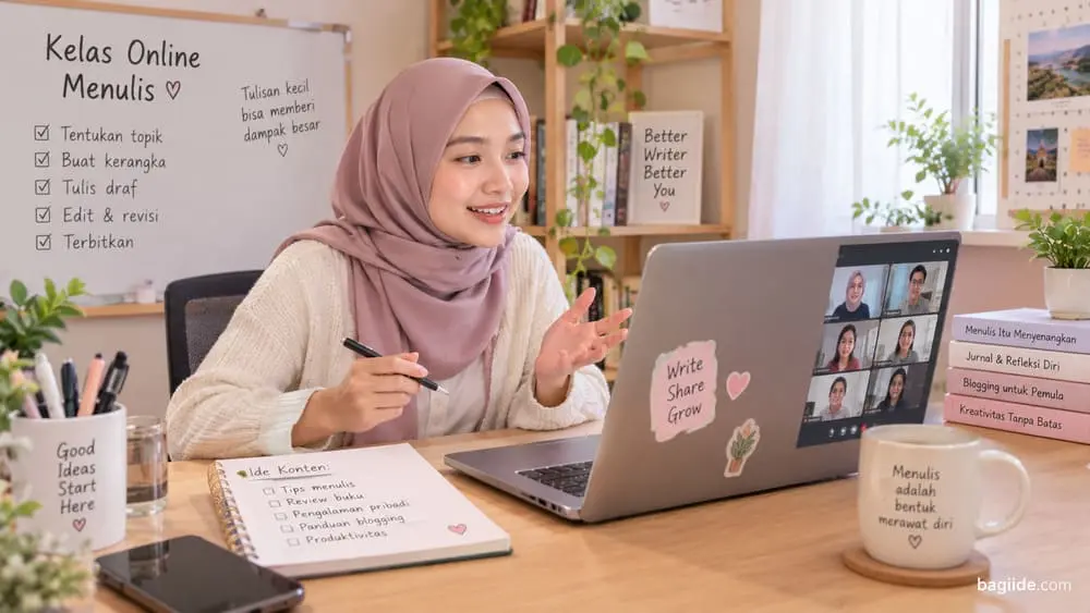 kelas online menulis oleh blogger